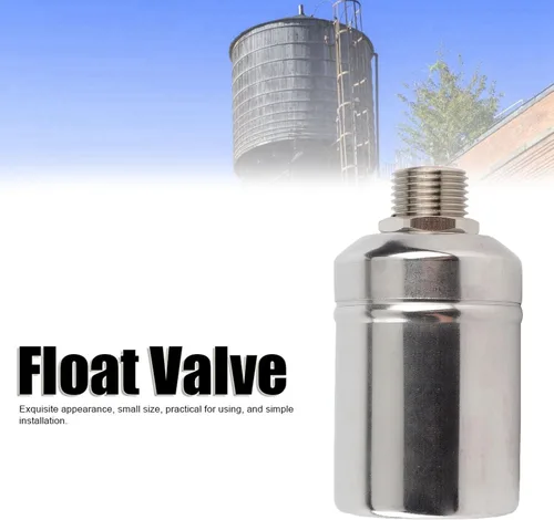 Vista 2 de Válvula automática de control de nivel de agua Válvula de flotador de acero inoxidable de 1/2 pulgada para tanques de agua Piscinas Sistema