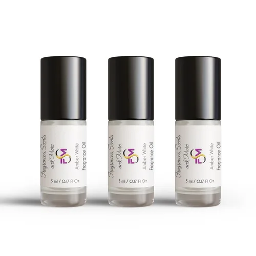 Vista 11 de Aceite de perfume/cuerpo blanco ámbar (7 tamaños) - (botella de plástico de 1 oz (1.0 fl oz))
