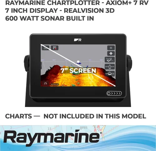 Vista 2 de Raymarine E70635 Axiom+ 7 Chartplotter Fishfinder