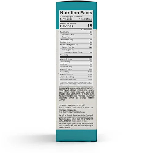 Vista 6 de BareOrganics Digestion Superfood - Bebida en polvo orgánica, ayuda a la digestión, 5 varitas
