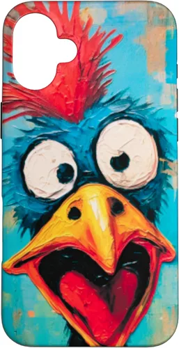 Vista 23 de Funda para iPhone 17 con diseño de gallo de dibujos animados de gallo de dibujos animados de gallo