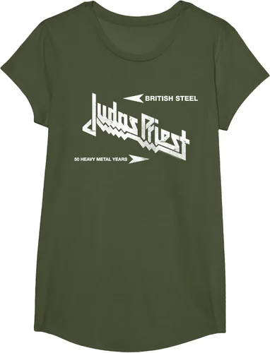 Vista 47 de Judas Priest Camiseta British Steel Negro