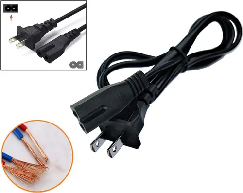 Vista 4 de UpBright Cable de alimentación de 2 clavijas de CA en el cable de alimentación compatible con Viking 1700 Peak Amp Portable Jump Starter 57044 57084