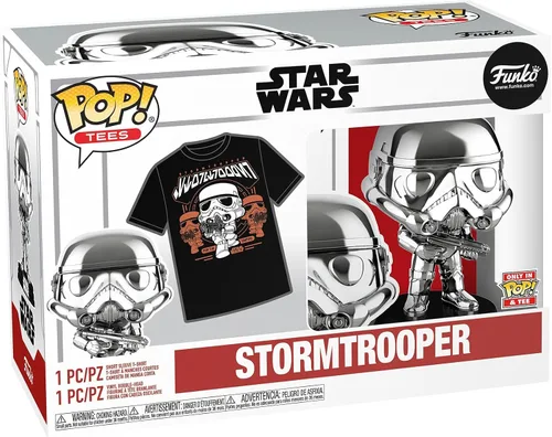 Vista 2 de Funko Pop! & Tee Star Wars Stormtrooper - S