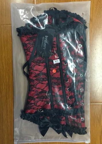 Vista 6 de Chaos World Women Emboridery Blue Corset Top Sexy Lingerie Sets