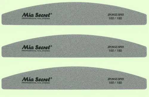 Vista 2 de Mia Secret Lima de uñas/Speedy Zebra 1180/180-100/100 Esponja 100/180 – Pick your (100/180 3 Pack)