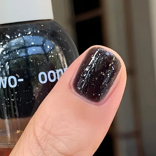 Vista 18 de Esmalte de uñas a base de agua Aurora verde brillante, esmalte de uñas con efecto cromado iridiscente, esmalte de uñas no tóxico para mujeres
