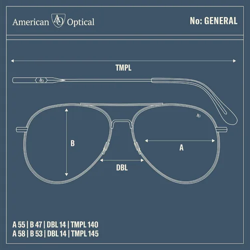 Vista 4 de Gafas de sol AO General - Lentes de cristal SkyMaster