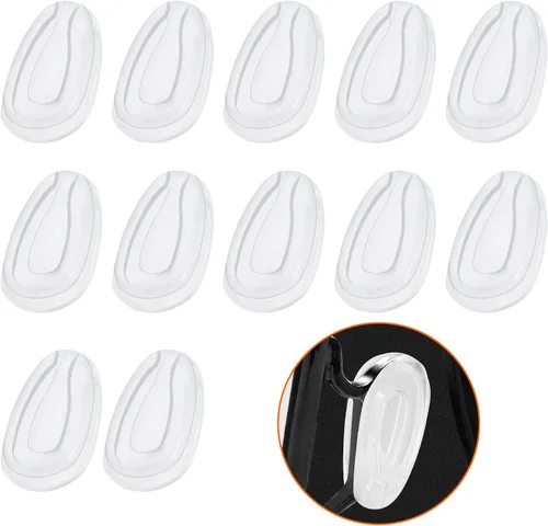 Vista 2 de Betterun Clear Soft Silicone Replacement Nose Pads for Oakley Feedback OO4079Holbrook Metal OO4123Carbon BladeDeviation