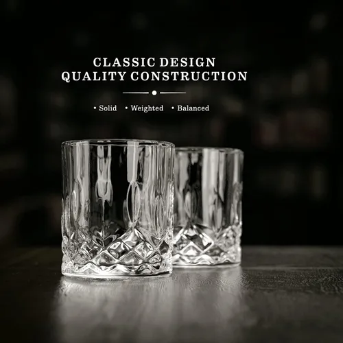 Vista 2 de Juego de regalo de vasos de whisky, vasos de whisky de alta calidad a la antigua, regalos para cumpleaños de hombres o mujeres; caja de regalo