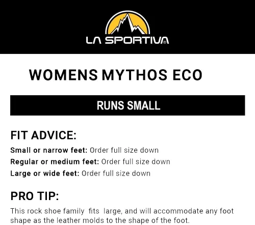 Vista 2 de La Sportiva Zapatos de escalada en roca Mythos Eco para mujer