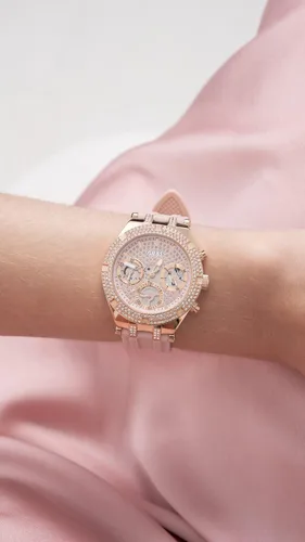 Vista 7 de GUESS Ladies Sport Multifunction Crystal Cut-Thru 38mm Watch