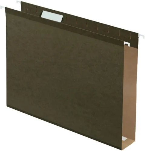 Vista 8 de Pendaflex 04152X1 Carpetas colgantes reforzadas de 1 pulgada de capacidad extra, verde estándar