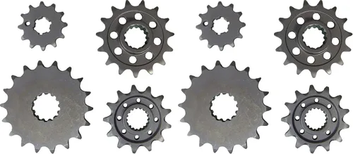 Vista 3 de JT Sprockets piñón frontal 12T de acero, Gris