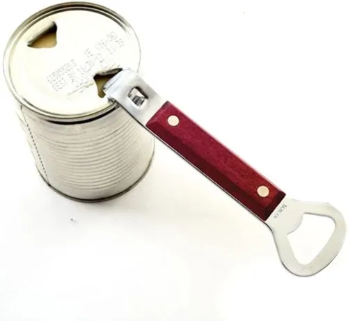Vista 3 de Norpro, Abrebotellas perforador de latas marrones, 3