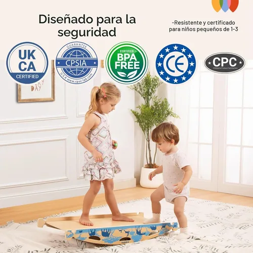 Vista 6 de WINGYZ Pikler Triangle Set, Montessori 8 en 1 Juego de escalada con cojín Azul