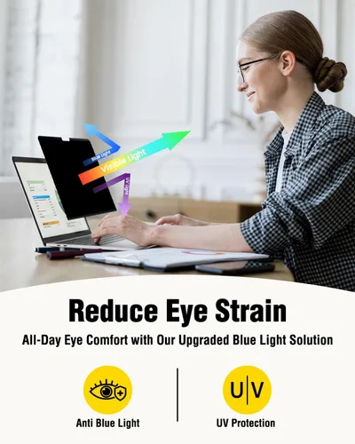 Vista 4 de F FORITO Protector de pantalla magnético de privacidad compatible con MacBook Pro de 13 pulgadas (2016, 2017, 2018, 2019, 2020, 2021, 2022, M1, M2)