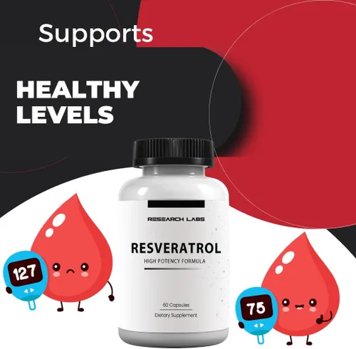 Vista 4 de Research Labs Suplemento de resveratrol micronizado de potencia 2 Fer 1 Ad - 1200 mg por 2 cápsulas, 120 en total - Potente suplemento antioxidante