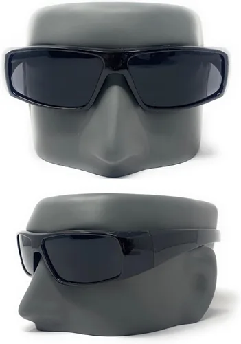Vista 5 de The Terminator - Gafas de sol unisex para lectura de sol, estilo envolvente, para hombres y mujeres 2 negro