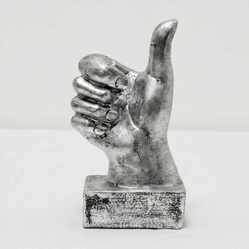 Vista 12 de Nice purchase Estatuas de escritorio con gestos de mano, escultura de dedos, decoración creativa para el hogar, sala de estar, estante