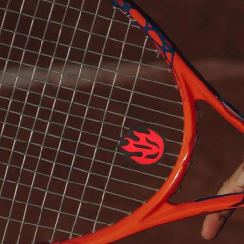Vista 3 de BESPORTBLE Raqueta de tenis, amortiguador de vibraciones, raqueta de cuerda, amortiguador de choque de silicona en forma de fuego, 6 uds
