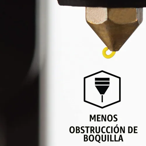 Vista 6 de HATCHBOX - Filamento de impresión 3D de ácido poliláctico de 0.069 pulgadas, color amarillo, carrete de 2.2 libras, precisión dimensional de +