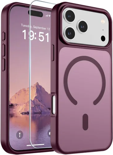 Vista 157 de SUPFINE Funda magnética para iPhone SE 2022 (3ª)/2020 (2ª), iPhone 8 (compatible con MagSafe) (protección contra caídas de grado militar), funda