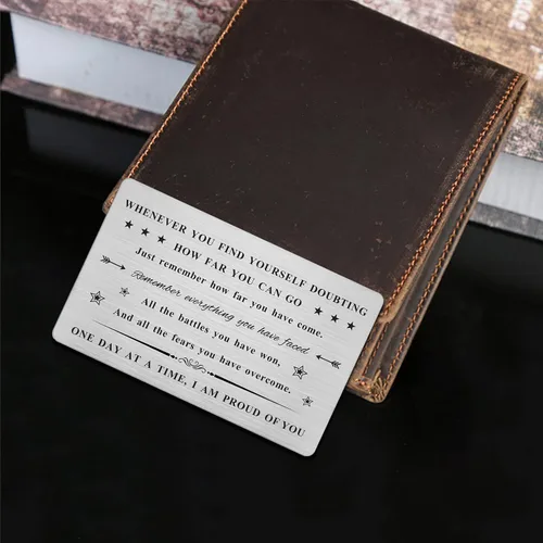 Vista 5 de Sobriety - Tarjeta de regalo para mujeres y hombres, regalo sobrio Recuerdo de regalo de recuperación AA de orgullo regalos de Navidad