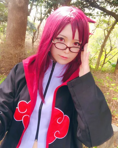 Vista 4 de Im.Create - Disfraz de anime, capa de Akatsuki, de Itachi Uchiha, cosplay para Halloween, disfraz de Halloween para hombres