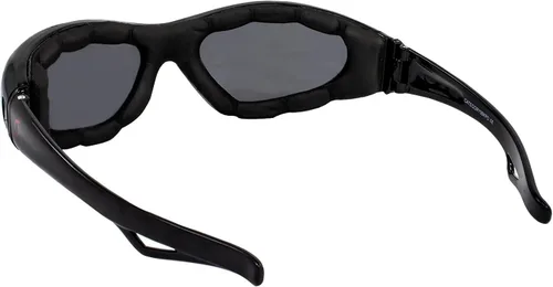 Vista 6 de Hurricane Eyewear Category-5 Water-Sports Floating Goggles Interchangeable to Sunglasses Black Frame w/Polarized Smoke Lens