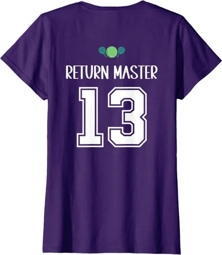 Vista 10 de Camiseta divertida del grupo de tenis de pádel para el equipo de pádel