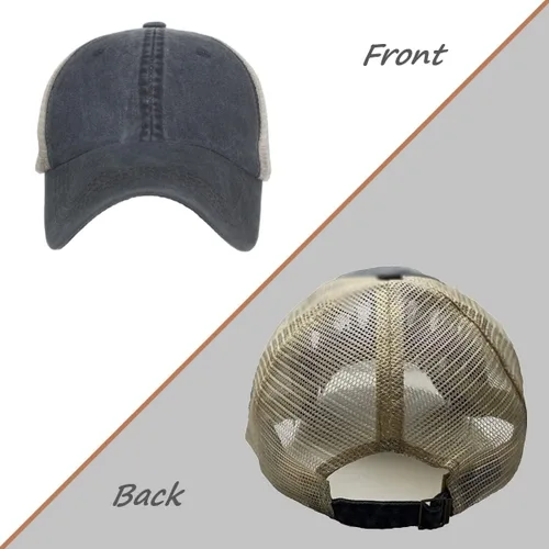 Vista 2 de Sombrero de entrenamiento, gimnasio, sombrero de malla, sombrero de atletismo, sombrero de papá, sombrero de pesca, sombrero de camionero, sombrero