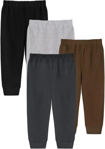 Vista 8 de Pantalones deportivos para niños, 4 piezas, pantalones casuales de microforro polar 2-Triangle