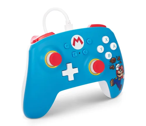 Vista 3 de PowerA Nintendo Switch Wired Controller - Brick Breaker Mario, Mario Switch Controller, Detachable 10ft USB Cable, Plug & Play, Officially Licensed
