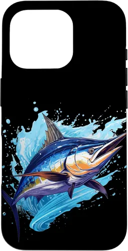 Vista 20 de Funda para iPhone 12 Pro Max con peces marinos para amantes de los pescadores y Marlin