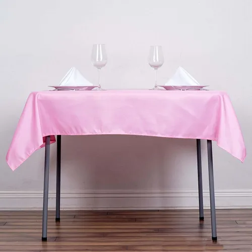 Vista 44 de Efavormart - Mantel rectangular de poliéster, 90 x 156 pulgadas, color borgoña, 5 unidades, para bodas, fiestas, restaurantes