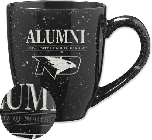 Vista 36 de Rico Industries NCAA Illinois Fighting Illini Alumni - Taza de café de cerámica moteada grabada con láser de 16 onzas