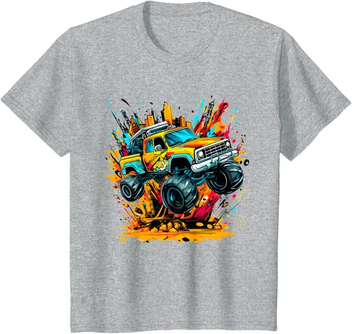 Vista 56 de Monster Trucks Are My Jam - Camiseta Monster Truck, Negro
