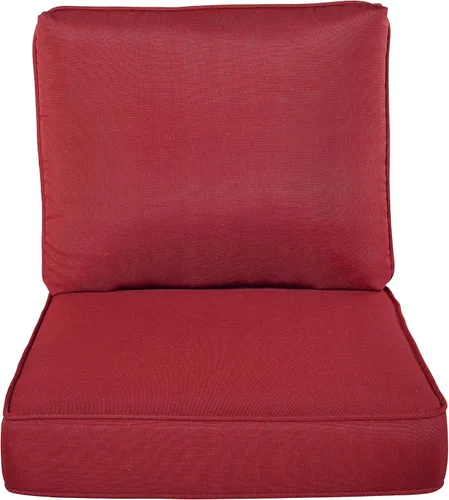 Vista 39 de Quality Outdoor Living - Cojín profundo para asiento y respaldo, 23 x 26 pulgadas, menta