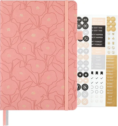 Vista 65 de ⩓ Per Se Cuaderno de Diario con Líneas (3 Paquetes), 160 Páginas Papel Grueso 100GSM, A5 Tapa Dura Cuadernos con Rayas Universitarias para Escribir