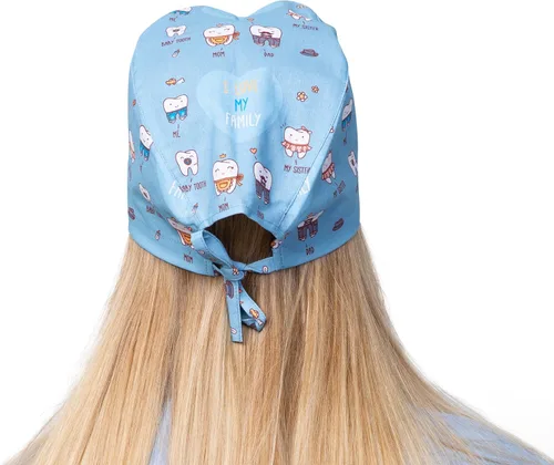 Vista 9 de Print Scrub Caps - Sombrero perfecto para enfermeras, médicos y EMTs..