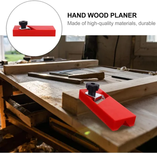 Vista 2 de DOITOOL Cepilladora de madera manual compacta, herramienta de mano de 45 grados para proyectos de carpintería de bricolaje, cepilladora de plástico
