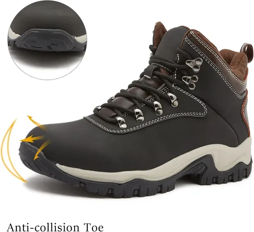 Vista 4 de OTHUME Botas de senderismo para hombre al aire libre ligeras botas de senderismo