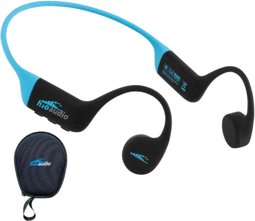 Vista 9 de H2O Audio TRI 2 Multisport - Auriculares impermeables de conducción ósea de oído abierto, Bluetooth 5.3 para correr y ciclismo, modo MP3