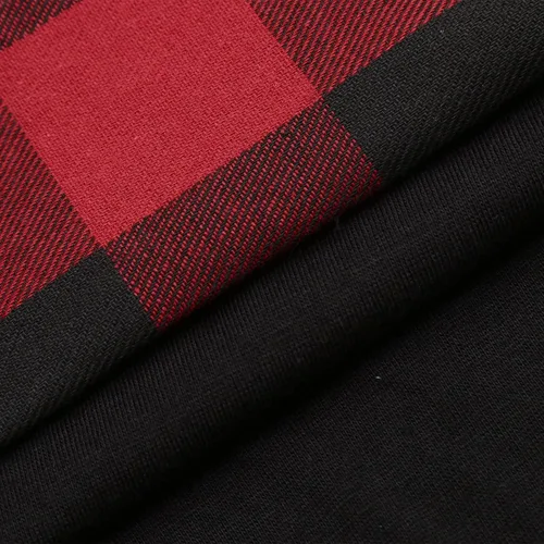 Vista 6 de oelaio Merry Christmas Shirt for Women,Buffalo Plaid Long Sleeve Oversized Crewneck Sweatshirt Xmas Print Casual Pullover
