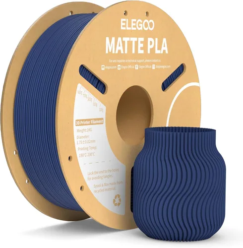Vista 17 de ELEGOO Paquete de filamento de impresora 3D PLA mate 22 lbs 0.07 in