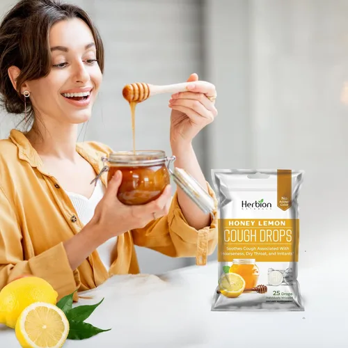 Vista 7 de HERBION Naturals - Gotas para la tos con sabor a miel y limón, suplemento dietético, alivia la tos, para adultos y niños mayores de 6 años, 125