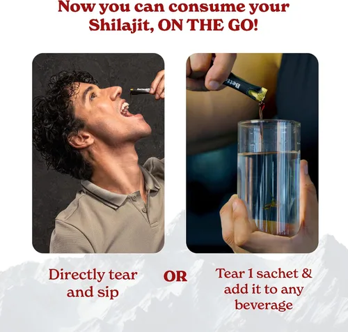 Vista 8 de Better Alt Paquete de 2 palitos Shilajit del Himalaya puro (canela + caramelo) Fácil de consumir 60 barras para impulso de energía y apoyo
