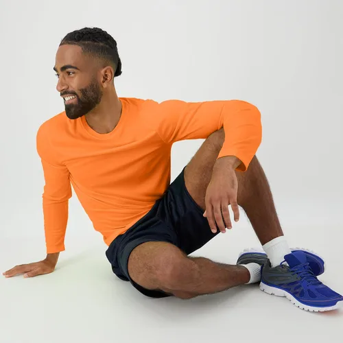 Vista 5 de Hanes Sport Camiseta de manga larga para hombres, paquete de camisetas de rendimiento Cool DRI de secado rápido, camiseta de rendimiento, paquete