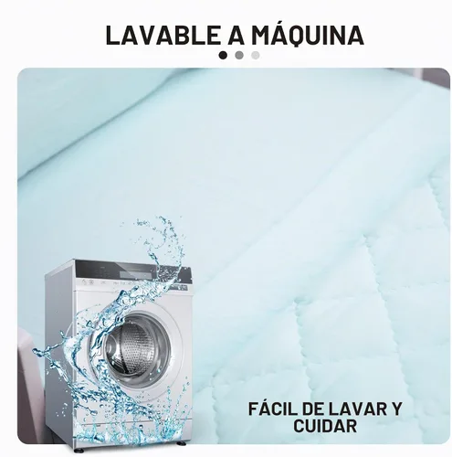 Vista 7 de FLXXIE Juego de ropa de cama de microfibra de 4 piezas, color aguamarina Aqua